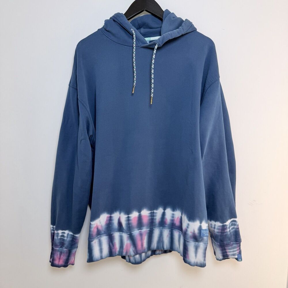 Scotch & Soda Weekend Edition XXL Tie Dye Hoodie Radical Positivity Organic